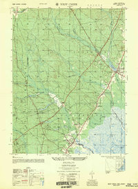 West Creek 1951 topographic map thumbnail
