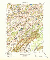 Blairstown 1943 topographic map thumbnail