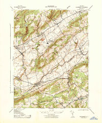 Bloomsbury 1943 topographic map thumbnail