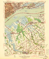Bridgeport 1940 topographic map thumbnail