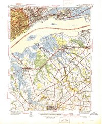 Bridgeport 1944 topographic map thumbnail