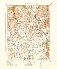 Gladstone 1943 topographic map thumbnail