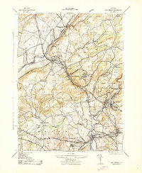 High Bridge 1943 topographic map thumbnail