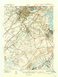 New Brunswick 1942 topographic map thumbnail