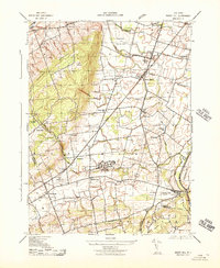 Rocky Hill 1943 topographic map thumbnail