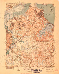 South Amboy 1940 topographic map thumbnail