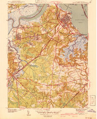 South Amboy 1941 topographic map thumbnail