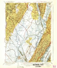 Weehawken 1940 topographic map thumbnail