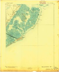 Atlantic City 1887 topographic map thumbnail