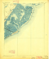 Atlantic City 1894 topographic map thumbnail