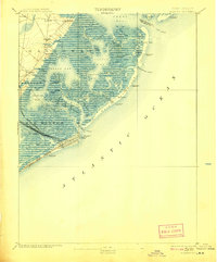 Atlantic City 1894 topographic map thumbnail