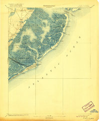 Atlantic City 1894 topographic map thumbnail