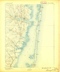Barnegat 1888 topographic map thumbnail