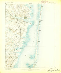 Barnegat 1893 topographic map thumbnail