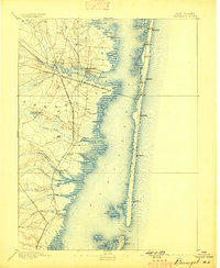 Barnegat 1893 topographic map thumbnail