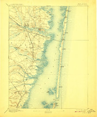 Barnegat 1898 topographic map thumbnail