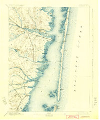 Barnegat 1898 topographic map thumbnail