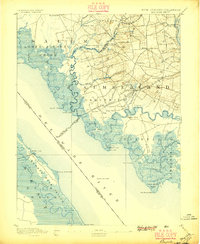 Bay Side 1894 topographic map thumbnail