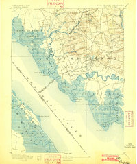 Bay Side 1894 topographic map thumbnail