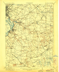 Bordentown 1906 topographic map thumbnail
