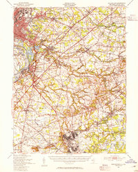 Bordentown topographic map thumbnail