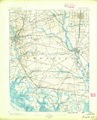 Bridgeton 1890 topographic map thumbnail