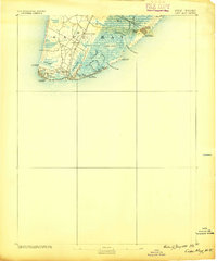 Cape May 1888 topographic map thumbnail