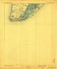 Cape May 1893 topographic map thumbnail