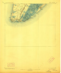 Cape May 1893 topographic map thumbnail