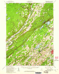 Dingmans Ferry 1954 topographic map thumbnail