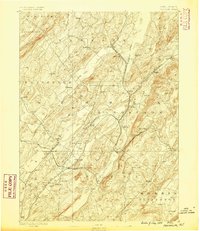 Franklin 1888 topographic map thumbnail