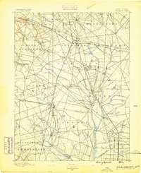 Glassboro 1890 topographic map thumbnail