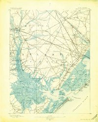 Great Egg Harbor 1890 topographic map thumbnail