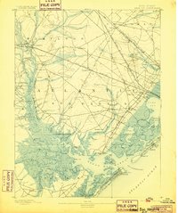 Great Egg Harbor 1893 topographic map thumbnail