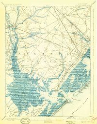 Great Egg Harbor 1893 topographic map thumbnail
