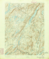 Greenwood Lake 1891 topographic map thumbnail