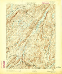 Greenwood Lake 1893 topographic map thumbnail