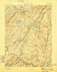 Greenwood Lake 1893 topographic map thumbnail