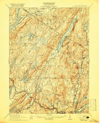 Greenwood Lake 1910 topographic map thumbnail