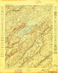Hackettstown 1898 topographic map preview