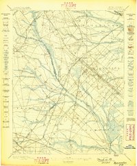Hammonton 1898 topographic map thumbnail