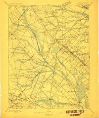 Hammonton 1898 topographic map thumbnail