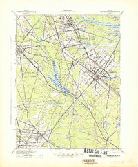 Hammonton 1942 topographic map thumbnail