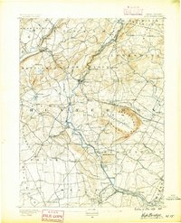 High Bridge 1890 topographic map thumbnail
