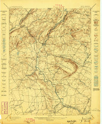 High Bridge 1898 topographic map thumbnail