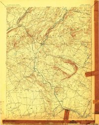 High Bridge 1898 topographic map thumbnail