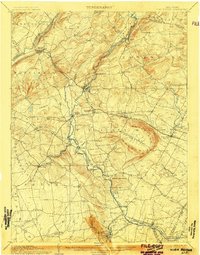 High Bridge 1905 topographic map thumbnail