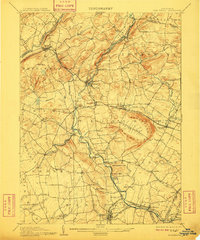 High Bridge 1905 topographic map thumbnail