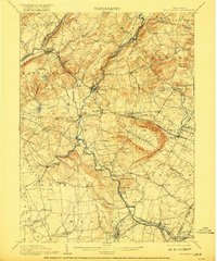 High Bridge 1905 topographic map thumbnail
