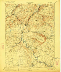 High Bridge 1905 topographic map thumbnail